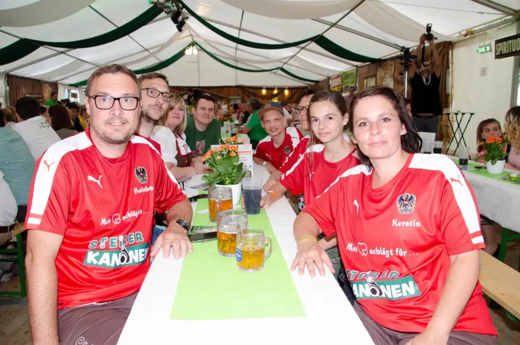 Fans aus Niederösterreich beim Kanonenfest