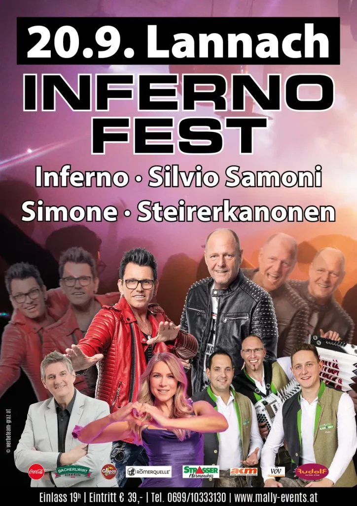 Plakat Infernofest in Lannach 2024