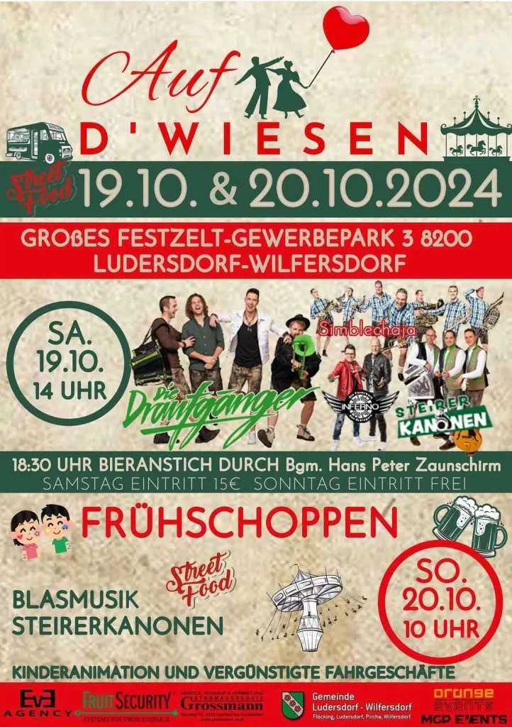 Plakat Auf´d Wiesen Oktoberfest 2024