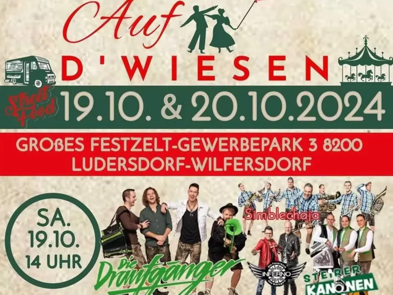 Plakat Auf´d Wiesen Oktoberfest 2024