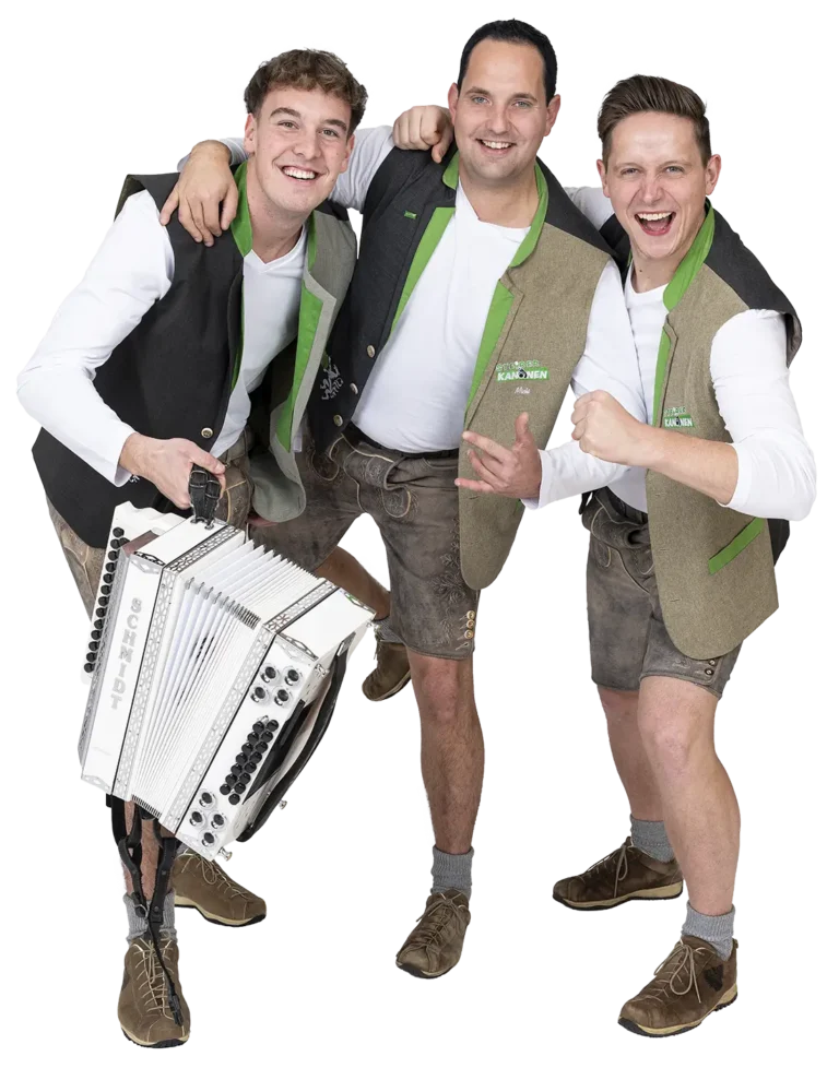 Steirerkanonen im Portrait mit Stimmungsvollem Gesichtausdruck