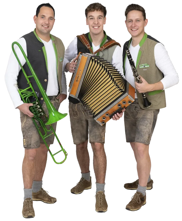 Steirerkanonen im Portrait mit urigen Instrumenten